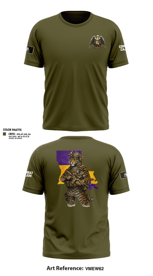 Old School Cotton Feel Shirt, Louisiana State Guard, Army, Teamtime, Team time, sublimation, custom sports apparel, team uniforms, spirit wear, spiritwear, sports uniforms, custom shirts, team store, custom team store, fundraiser sports, apparel fundraiser