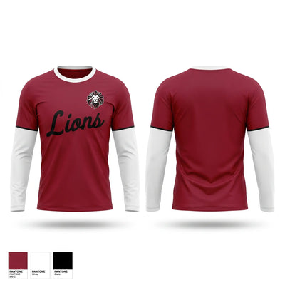 Sardis Lions Long Sleeve Performance Shirt - 1