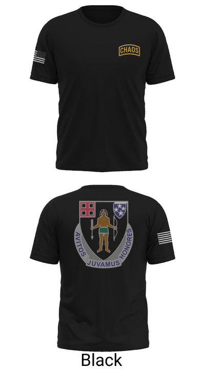 Chaos Company, 1-182 Infantry 69873429 Short Sleeve Performance Shirt - 36