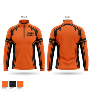 Quarter Zip Jacket, Swamp Donkeys, Baseball, Teamtime, Team time, sublimation, custom sports apparel, team uniforms, spirit wear, spiritwear, sports uniforms, custom shirts, team store, custom team store, fundraiser sports, apparel fundraiser