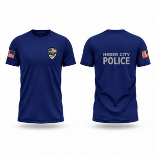 Old School Cotton Feel Shirt, Heber City Police Department, Police, Teamtime, Team time, sublimation, custom sports apparel, team uniforms, spirit wear, spiritwear, sports uniforms, custom shirts, team store, custom team store, fundraiser sports, apparel fundraiser