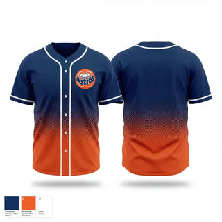 Full Button Baseball Jersey, Gatesville Astros, Baseball, Teamtime, Team time, sublimation, custom sports apparel, team uniforms, spirit wear, spiritwear, sports uniforms, custom shirts, team store, custom team store, fundraiser sports, apparel fundraiser