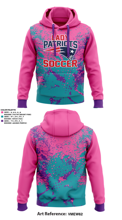 Madison Middle Lady Patriots Soccer Hoodie - 11