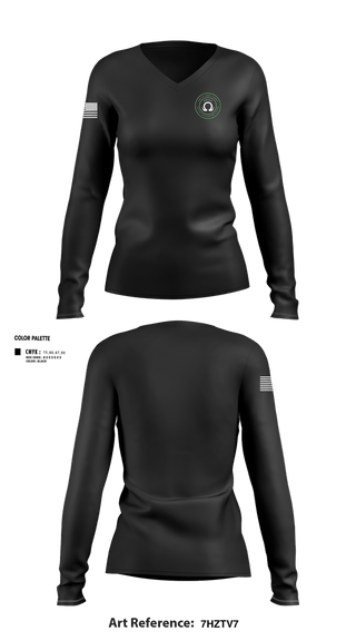 Womens Long Sleeve Vneck Shirt, Tactical Investigations Section, Police, Teamtime, Team time, sublimation, custom sports apparel, team uniforms, spirit wear, spiritwear, sports uniforms, custom shirts, team store, custom team store, fundraiser sports, apparel fundraiser