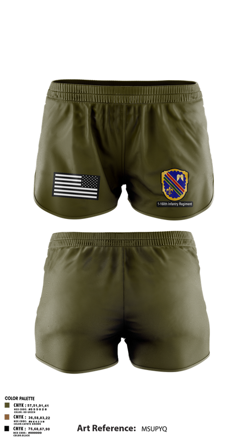 Ranger Panties, Co A, 1st-160th INF, 79th IBCT, , Teamtime, Team time, sublimation, custom sports apparel, team uniforms, spirit wear, spiritwear, sports uniforms, custom shirts, team store, custom team store, fundraiser sports, apparel fundraiser