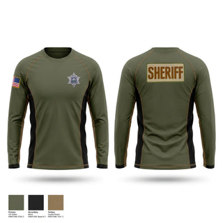 Long Sleeve Performance Shirt, Knox County Sheriff ME, Police, Teamtime, Team time, sublimation, custom sports apparel, team uniforms, spirit wear, spiritwear, sports uniforms, custom shirts, team store, custom team store, fundraiser sports, apparel fundraiser