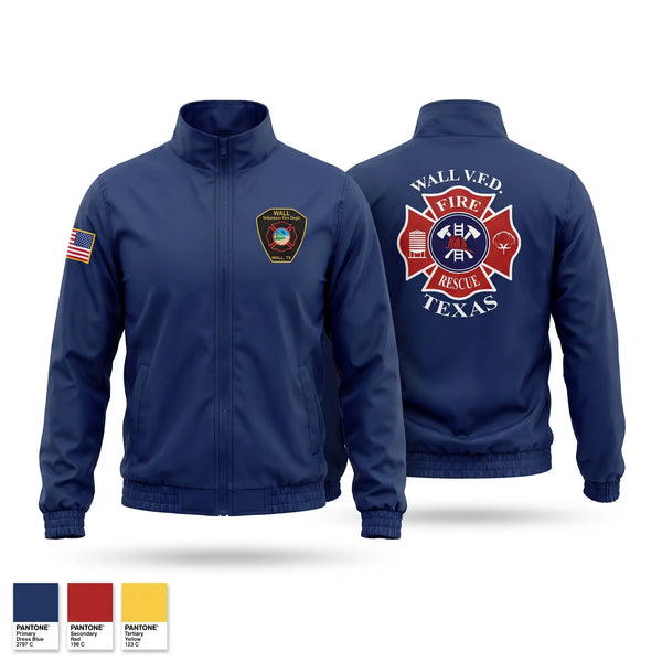 Windbreaker, Wall Volunteer Fire Department, Fire Department, Teamtime, Team time, sublimation, custom sports apparel, team uniforms, spirit wear, spiritwear, sports uniforms, custom shirts, team store, custom team store, fundraiser sports, apparel fundraiser