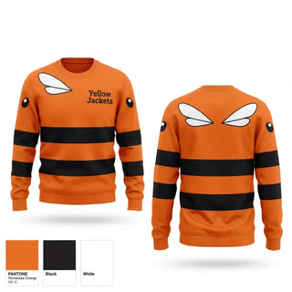 Crew Neck Sweatshirt, Yellow Jackets, Baseball, Teamtime, Team time, sublimation, custom sports apparel, team uniforms, spirit wear, spiritwear, sports uniforms, custom shirts, team store, custom team store, fundraiser sports, apparel fundraiser