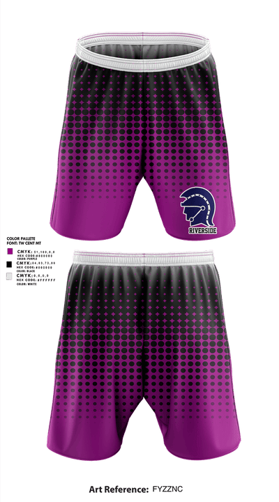 Riverside High School 91210653 Athletic Shorts With Pockets - 1