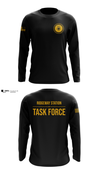 Long Sleeve Performance Shirt, Ridgeway Station Task Force, Police, Teamtime, Team time, sublimation, custom sports apparel, team uniforms, spirit wear, spiritwear, sports uniforms, custom shirts, team store, custom team store, fundraiser sports, apparel fundraiser