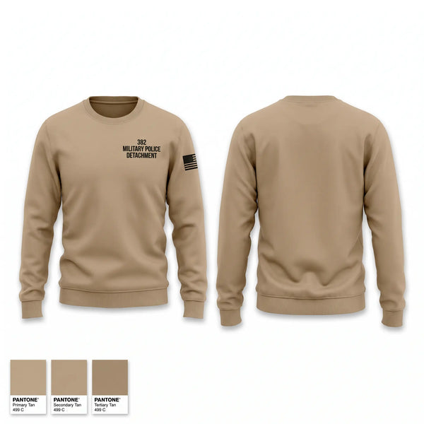 Crew Neck Sweatshirt, 382 military police detachment, Army, Teamtime, Team time, sublimation, custom sports apparel, team uniforms, spirit wear, spiritwear, sports uniforms, custom shirts, team store, custom team store, fundraiser sports, apparel fundraiser