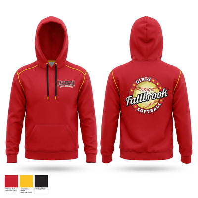 Fallbrook girls softball Hoodie - 1