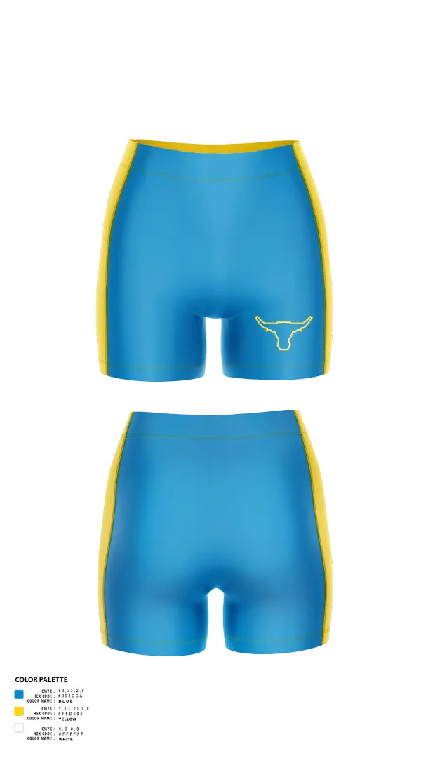 Womens Compression Shorts, Longhorns, Women's Volleyball, Teamtime, Team time, sublimation, custom sports apparel, team uniforms, spirit wear, spiritwear, sports uniforms, custom shirts, team store, custom team store, fundraiser sports, apparel fundraiser