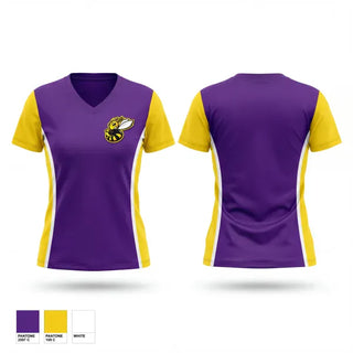 Womens Short Sleeve Vneck Shirt, Stingers, Softball, Teamtime, Team time, sublimation, custom sports apparel, team uniforms, spirit wear, spiritwear, sports uniforms, custom shirts, team store, custom team store, fundraiser sports, apparel fundraiser