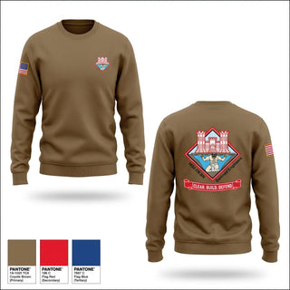 Crew Neck Sweatshirt, 363 Engineer Battalion, Army, Teamtime, Team time, sublimation, custom sports apparel, team uniforms, spirit wear, spiritwear, sports uniforms, custom shirts, team store, custom team store, fundraiser sports, apparel fundraiser