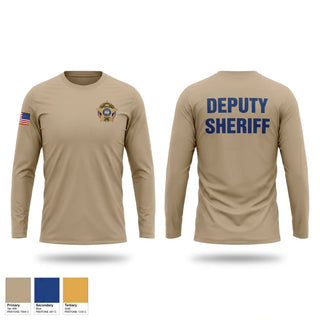 Long Sleeve Performance Shirt, ECSO DEPUTY, Police, Teamtime, Team time, sublimation, custom sports apparel, team uniforms, spirit wear, spiritwear, sports uniforms, custom shirts, team store, custom team store, fundraiser sports, apparel fundraiser