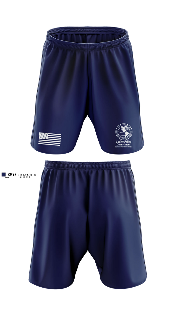 Athletic Shorts With Pockets, Cadott Police Department, Police, Teamtime, Team time, sublimation, custom sports apparel, team uniforms, spirit wear, spiritwear, sports uniforms, custom shirts, team store, custom team store, fundraiser sports, apparel fundraiser