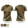 Beyond the barrel concepts 4867657 Women's Short Sleeve V-neck Shirt - 1