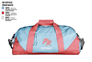 Duffle Bag, Porterville Rampage, Softball, Teamtime, Team time, sublimation, custom sports apparel, team uniforms, spirit wear, spiritwear, sports uniforms, custom shirts, team store, custom team store, fundraiser sports, apparel fundraiser