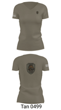 DET3 935TH ASB 69404994 Women's Short Sleeve V-neck Shirt - 6