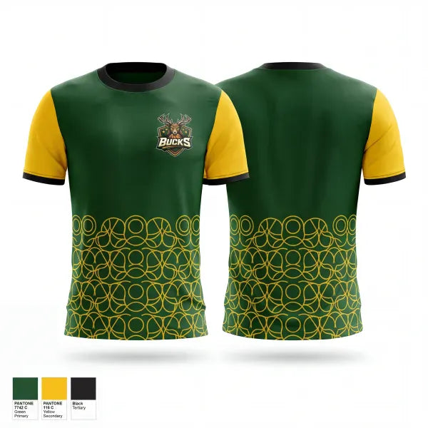Short Sleeve Performance Shirt, Bucks, Men's Basketball, Teamtime, Team time, sublimation, custom sports apparel, team uniforms, spirit wear, spiritwear, sports uniforms, custom shirts, team store, custom team store, fundraiser sports, apparel fundraiser
