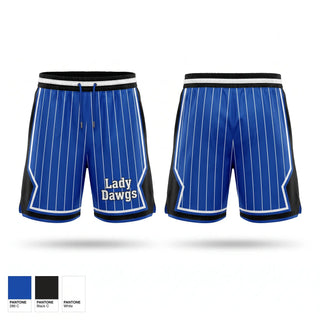 Athletic Shorts With Pockets, Lady Dawgs, Softball, Teamtime, Team time, sublimation, custom sports apparel, team uniforms, spirit wear, spiritwear, sports uniforms, custom shirts, team store, custom team store, fundraiser sports, apparel fundraiser
