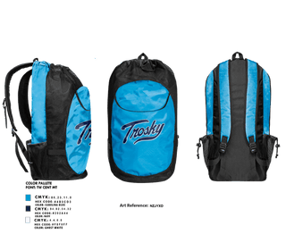 Gear Bag, Trosky Bolts, Baseball, Teamtime, Team time, sublimation, custom sports apparel, team uniforms, spirit wear, spiritwear, sports uniforms, custom shirts, team store, custom team store, fundraiser sports, apparel fundraiser