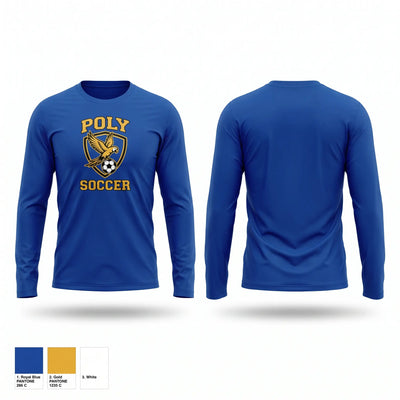 Poly High School Long Sleeve Performance Shirt 2