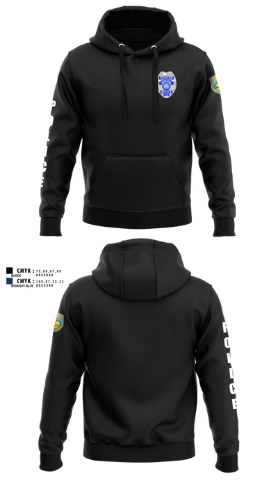 Odessa Police Department 86817075 Hoodie - 3
