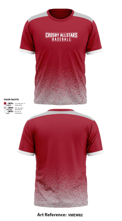 Crosby Allstars 80815337 Short Sleeve Performance Shirt - 1