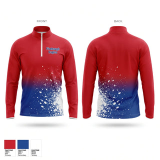 Quarter Zip Jacket, Firebaugh Eagles, Women's Basketball, Teamtime, Team time, sublimation, custom sports apparel, team uniforms, spirit wear, spiritwear, sports uniforms, custom shirts, team store, custom team store, fundraiser sports, apparel fundraiser