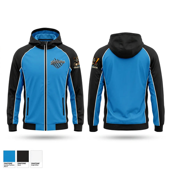 Windbreaker, Troublemakers, Baseball, Teamtime, Team time, sublimation, custom sports apparel, team uniforms, spirit wear, spiritwear, sports uniforms, custom shirts, team store, custom team store, fundraiser sports, apparel fundraiser