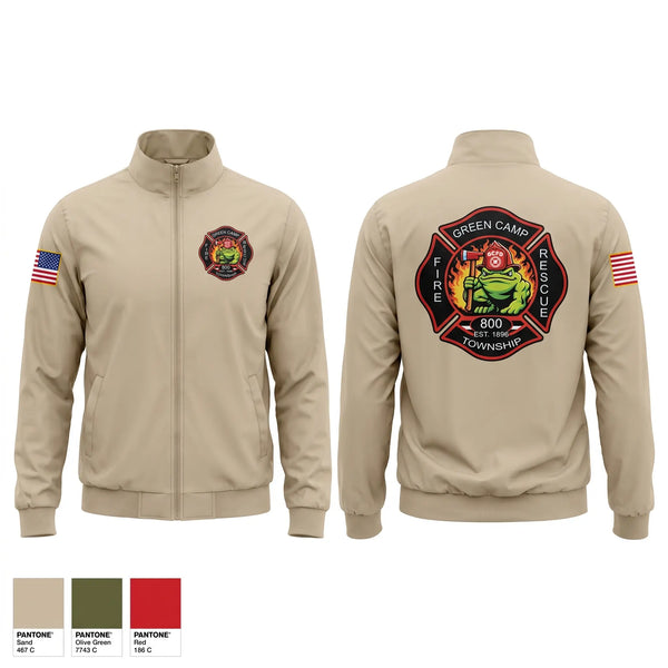 Windbreaker, Gcfd, Fire Department, Teamtime, Team time, sublimation, custom sports apparel, team uniforms, spirit wear, spiritwear, sports uniforms, custom shirts, team store, custom team store, fundraiser sports, apparel fundraiser