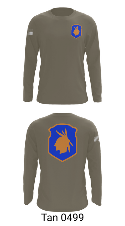 98th training div 48572159 Long Sleeve Performance Shirt 66