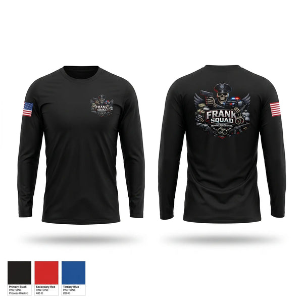 Long Sleeve Performance Shirt, Frank Squad, Police, Teamtime, Team time, sublimation, custom sports apparel, team uniforms, spirit wear, spiritwear, sports uniforms, custom shirts, team store, custom team store, fundraiser sports, apparel fundraiser