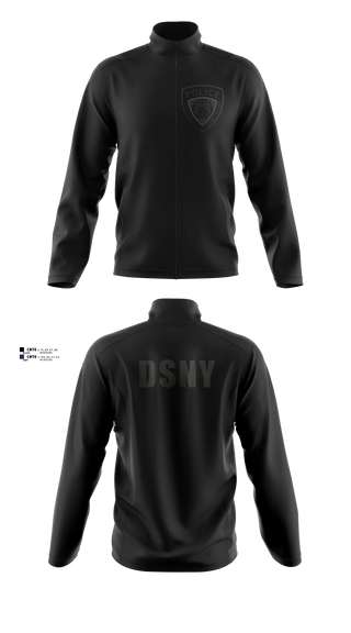 Fleece Jacket, DSNY Police, Police, Teamtime, Team time, sublimation, custom sports apparel, team uniforms, spirit wear, spiritwear, sports uniforms, custom shirts, team store, custom team store, fundraiser sports, apparel fundraiser