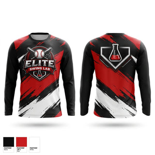Long Sleeve Performance Shirt, Elite Swing Lab, Baseball, Teamtime, Team time, sublimation, custom sports apparel, team uniforms, spirit wear, spiritwear, sports uniforms, custom shirts, team store, custom team store, fundraiser sports, apparel fundraiser
