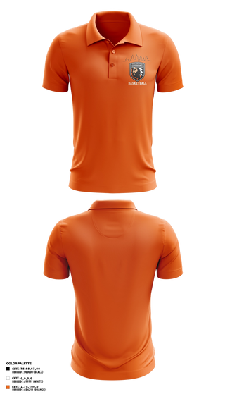 Short Sleeve Performance Polo, The Philadelphia Tomahawks, Men's Basketball, Teamtime, Team time, sublimation, custom sports apparel, team uniforms, spirit wear, spiritwear, sports uniforms, custom shirts, team store, custom team store, fundraiser sports, apparel fundraiser