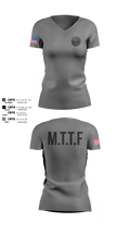 Major Theft Task Force Women's Short Sleeve V-neck Shirt - 103
