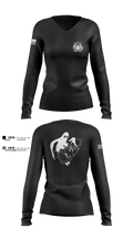 A Co 8th Psy-B 29784704 Women's Long Sleeve V-neck Shirt - 7