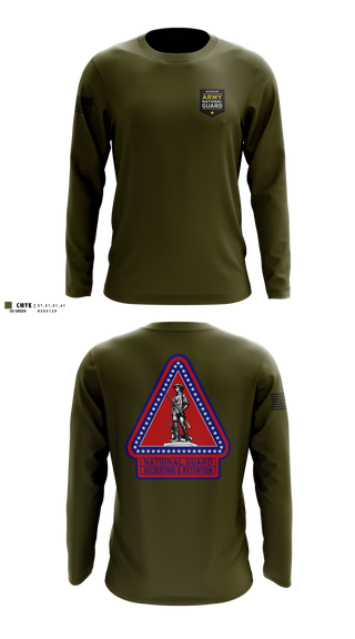 Long Sleeve Performance Shirt, Missouri Army National Guard Recruiting and Retention Battalion, National Guard, Teamtime, Team time, sublimation, custom sports apparel, team uniforms, spirit wear, spiritwear, sports uniforms, custom shirts, team store, custom team store, fundraiser sports, apparel fundraiser