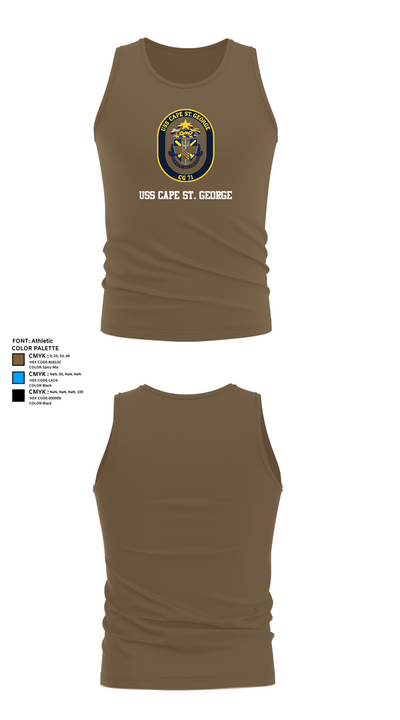 USS CAPE ST. GEORGE 53207398 Tank Top - 18