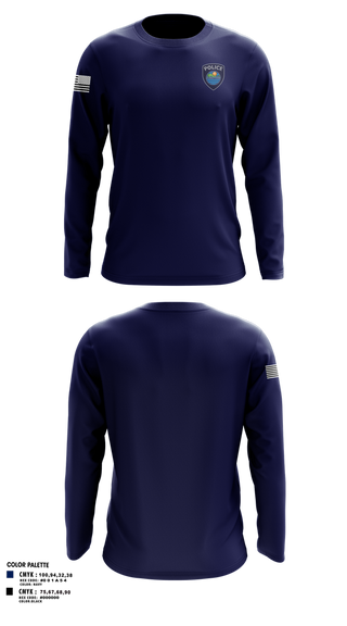 Long Sleeve Performance Shirt, Lakeville Police Department, , Teamtime, Team time, sublimation, custom sports apparel, team uniforms, spirit wear, spiritwear, sports uniforms, custom shirts, team store, custom team store, fundraiser sports, apparel fundraiser