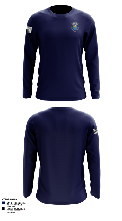 Lakeville Police Department 60717822 Long Sleeve Performance Shirt 1
