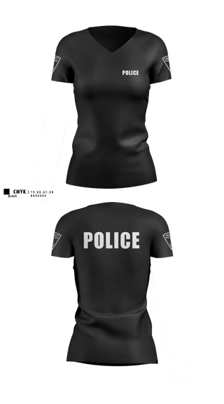 Womens Short Sleeve Vneck Shirt, LPD, Police, Teamtime, Team time, sublimation, custom sports apparel, team uniforms, spirit wear, spiritwear, sports uniforms, custom shirts, team store, custom team store, fundraiser sports, apparel fundraiser