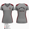 Ballard High School Girls Swim and Dive 84596009 Women's Short Sleeve V-neck Shirt - 1