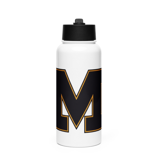 Morris eagles 12605249 Stainless Steel Water Bottle with a Straw Lid