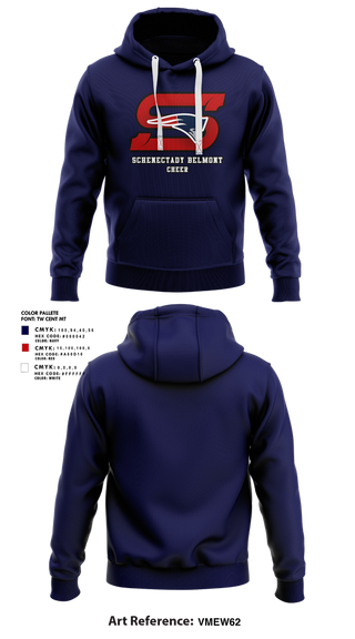 Hoodie, Schenectady Belmont Football & Cheer, , Teamtime, Team time, sublimation, custom sports apparel, team uniforms, spirit wear, spiritwear, sports uniforms, custom shirts, team store, custom team store, fundraiser sports, apparel fundraiser
