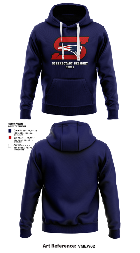 Hoodie, Schenectady Belmont Football & Cheer, , Teamtime, Team time, sublimation, custom sports apparel, team uniforms, spirit wear, spiritwear, sports uniforms, custom shirts, team store, custom team store, fundraiser sports, apparel fundraiser