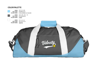 Duffle Bag, Velocity, Softball, Teamtime, Team time, sublimation, custom sports apparel, team uniforms, spirit wear, spiritwear, sports uniforms, custom shirts, team store, custom team store, fundraiser sports, apparel fundraiser